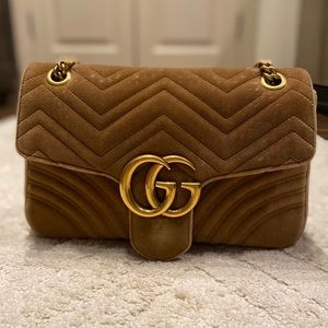 Gucci Marmont Velvet GG bag